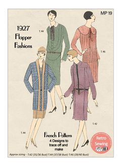 an old fashion sewing pattern for women's dress and jacket, from the 1960s