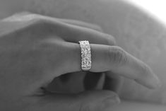 A stunning white gold dress ring which can be the perfect anniversary, or birthday present 🤍 Gold Diamond Dress, White Gold Dress, Diamond Dress, Set Ring, Diamond Set, Gold Dress