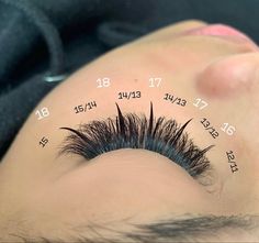 Anime Lash Extensions Mapping, Eye Map, Lash Ideas