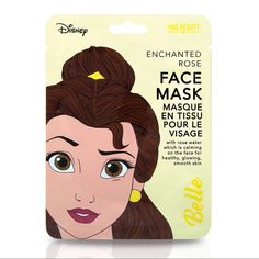 Brighten Up Your Complexion With This Summer-Tested Mask For Every Type Of Skin. The Aromatic Fragrance Is Magical With All Natural Rose Water Infusion For Healthy, Glowing Smooth Skin! Disney Bachelorette Parties, Disney Bachelorette, Princess Face, Rose Face Mask, Princess Beauty, At Home Face Mask, Disney Makeup, Face Sheet Mask, Enchanted Rose