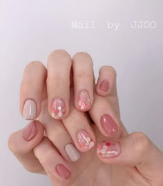 Spring Manicure, Pink Manicure, Happy Nails, Pink Gel, Nails 2021