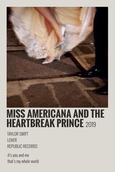 the cover of miss america and the heart break prince 2013 by taylor swift, repubic records