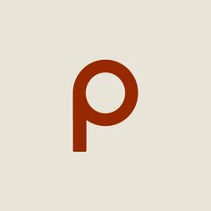 the letter p is made up of brown letters