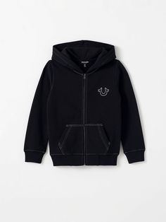 BOYS STITCH LOGO ZIP HOODIE Contrast Stitch Hoodie, Boy Christmas Gifts Boyfriends, True Religion Zip Up, Teenager Gifts For Boys, Hispanic Men Outfits, Black Zip Up, Affordable Gifts For Boyfriend, Men’s Hoodies, Streetwear Fits Men