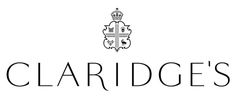 the logo for claridge's, which has been designed to look like it is