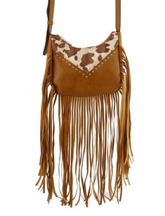 Vegan leather, zipper closure. Brown Fringe Pouch Shoulder Bag, Brown Fringe Pouch Bag, Travel Fringe Crossbody Shoulder Bag, Fringe Crossbody Shoulder Bag For Travel, Crossbody Shoulder Bag With Fringe For Travel, Travel Crossbody Shoulder Bag With Fringe, Fringe Clutch, Fringe Crossbody Bag, Hippie Vibes