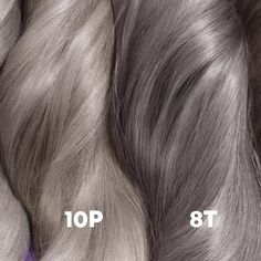 Matrix on Instagram: "GRAY SHADES ALL DAY 🩶. We have the Ps, Ts, and NVs you need to get a gray that slays! To pair with our Silver Lining service, we introduced 4 NEW Tonal Control & 5 NEW SoColor Sync shades to match the highs and lows of your client’s natural grays. Oh-so seamless silver – now easier than ever 😍. 💜 Tonal Control shades: Chrome + Collected (10T), Pearl Power (10P), Slay in Silver (8T), Mother Pearl (8P) 💜 SoColor Sync shades: 10NV, 6T, 6P, 4T, 4P Which shades are you lovin Matrix So Color Sync Formulas, Matrix Color Sync Chart, Chrome Hair Color, Silver Hair Color Formula, Silver Hair Toner, Highlights Tutorial, Matrix Hair Color, Grey Bob Hairstyles, Hair Formula