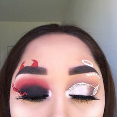 Makeup Zombie, Makeup Scary, Halloween Eye Makeup, Halloween Tattoo, Smink Inspiration