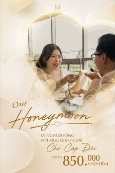 an advertisement for a restaurant called our honeymoon