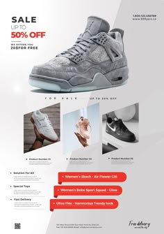 an advertisement for the nike air jordans sale