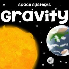 an image of the sun and planets with caption that says gravity in space systems