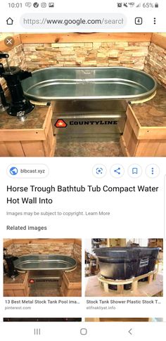 an image of a bathtub in the middle of a counter top