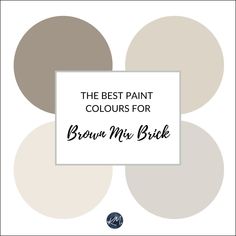 the best paint colors for brown and white