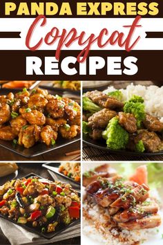 the panda express copycat recipes are delicious and easy to make