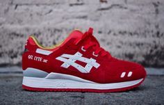 Asics Gel Lyte III “Santa Claus” (Christmas Pack) Adidas Outfit Shoes, Asics Gel Lyte Iii, Basket Style, Gel Lyte Iii, Kicks Shoes, Asics Gel Lyte, Asics Sneakers, Gel Lyte, Santa Claus Christmas