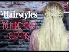 Clip In Hair Extension Hairstyles Ideas, Style Hair With Extensions, Style Hair Extensions, Hair With Extensions, Holiday Hair Tutorial, Extension Hairstyles, Bellami Hair Extensions, Clipin Hair Extensions, Half Updo Hairstyles