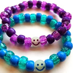 Glitter Kandi Bracelet Set Of 2 (Blue And Purple) Shown In Listing. Price Is Firm, However There Are Many Other Things In My Shop I Am Willing To Take Offers On :) Bracelets Are 30 Beads Around, And Made With Stretch Cord, Pony Beads, And Glow In The Dark Smiley Beads. *Expose Smiley Beads To Light For Best Glow In The Dark Results* Tags: Edc, Edm, Rave, Festival, Kandi, Plur, Kawaii, Kandi Bracelet, Single Kandi Bracelet, Glow In Dark, Beaded Bracelet, Word Bracelet, Heart Emoji Bracelet, Lette Kawaii Kandi, Festival Kandi, Smiley Beads, Diy Kandi Bracelets, Letter Bead Bracelets, Pony Bead Bracelets, Purple Beaded Bracelets, Candy Bracelet, Beautiful Beaded Bracelet