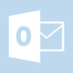 an open envelope with the letter o in front of it, on a light blue background