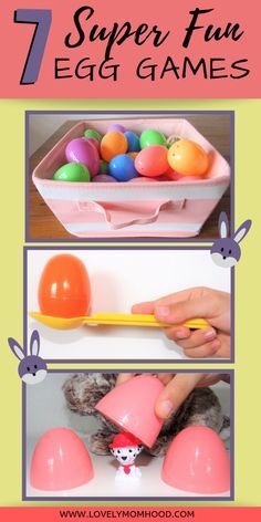 an easter egg game for kids to play with and learn how to make it at home