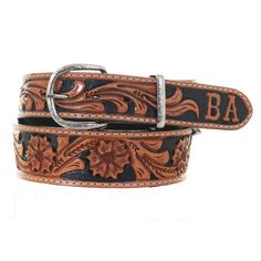 Tooled Belts, Crystal Names, Double J, Kids Belt, Tool Belt, Leather Floral, Belt Design, Vintage Tools, Tooled Leather