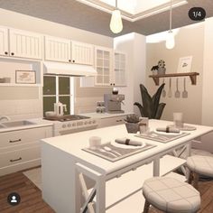 Dream Kitchen Cabinets, Bloxburg Kitchen