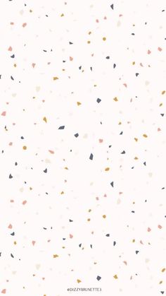 a white background with black, pink and gold confetti on the bottom right corner