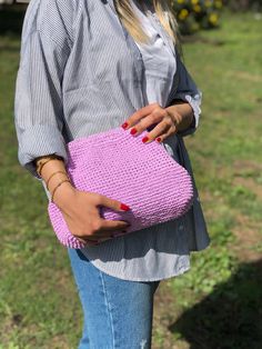 Crochet Raffia Clutch Bag, Straw Pouch Clutch, Woven Dumpling Bag, Raffia Tote Bag, Natural Raffia Clutch, Dumpling Crochet Clutch, Crochet Summer Bag, HandKnitted Clutch, Gift for Her, Summer Wedding Party Bag HANDMADE STRAW POUCH CLUTCH BAG 🛍️Inspired by nature sustainable fashion ✅Any woman must have this bag for every fashionista.Whether you keeping it to yourself or gifting someone you care, it will be unforgettable. Daily use, a fashionable women's accessory for special occasions ✅I made Crochet Pouch Straw Bag For Summer, Crochet Clutch Bag For Summer, Spring Crochet Clutch Bag For Beach, Summer Crochet Clutch Bag, Summer Crochet Clutch Bag Gift, Crochet Clutch For Beach, Crochet Pouch Clutch For Beach, Summer Gift Crochet Clutch Bag, Pink Crochet Pouch Bag For Summer