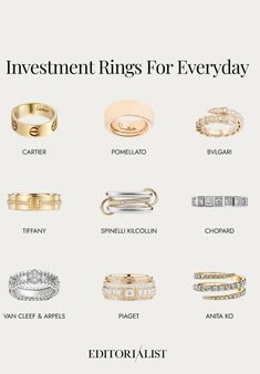 Capsule Wardrobe Jewelry, Cartier Rings, Fashion Baddie, Jewelry Knowledge, Expensive Jewelry Luxury, Styling Fashion, Luxe Jewelry, Dope Jewelry, Classy Jewelry