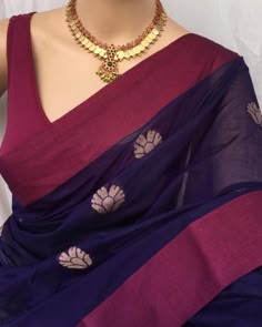 Cotton Sarees Handloom, Cotton Saree Blouse, Cotton Sarees Online, Saree Jewellery, Cotton Saree Designs, Cotton Silk Saree, Indian Saree Blouse