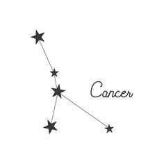 Cancer Embroidery Design Cancer Constellation Embroidery - Etsy Astrology Embroidery, Constellation Embroidery, Zodiac Embroidery, Zodiac Tattoos, Zodiac Tattoo, Embroidery Design Sets, Constellation Tattoos, Star Signs, Embroidery Machine