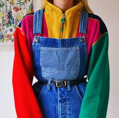 Kidcore Fashion, 80s Outfit, Funky Outfits, Kawaii Clothes, Colourful Outfits, Character Outfits, Dream Clothes, Diy Fashion, I Dress