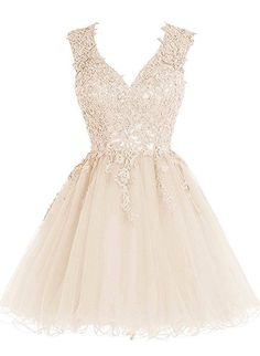 Short Dress Patterns, Snow Lotus, Lace Homecoming Dress, Damas Dresses, Quinceñera Dresses, Homecoming Dress Short, Tulle Party Dress, V Neck Prom Dresses