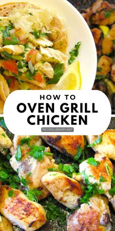 Learn how to oven grill chicken right in the comfort of your home! This recipe uses bone-in whole chicken cut into small pieces for a delicious, flavorful feast. Perfect as a quick and satisfying main dish for weeknight dinners or family gatherings! Sauteed Veggies, Whole Chicken