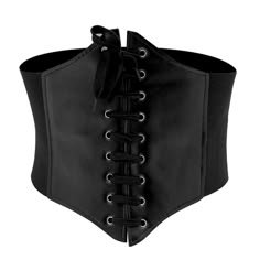 This Is A Brand New Black Elastic Lace Up Corset Belt Reminiscent Of The 1980s Goth Style. It Comes To You Brand New In A Sealed Package! Size Information Is Shown In The Photos. Cinto Corset, Waist Belt Women, Waist Trimmer Belt, Fashion Corset, Waist Corset, Ikat Pinggang, Waist Trimmer, Corset Belt