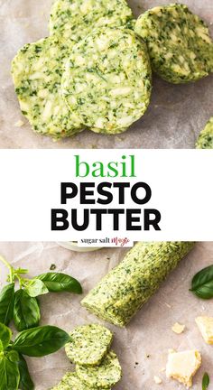 basil pesto butter is an easy appetizer that's ready in under 30 minutes