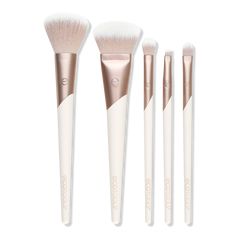 Makeup Foundation Brush, Makeup Coverage, Makeup Kits, How To Apply Blush, How To Apply Concealer, Makeup Brush Kit, Liner Brush, Face Makeup Brush, Brush Sets