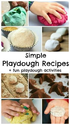 simple playdough recipes and fun playdough activities