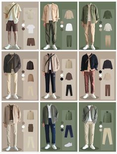 Male Ootd Casual, Mens Fashion Ideas Style Guides, Casual Formal Men Outfit, Men Outfit Inspo Casual, University Aesthetic Outfit Men, Outfit Grid Men Formal, Mode Outfits Men, Asian Men Outfit Casual, Mens Kpop Fashion