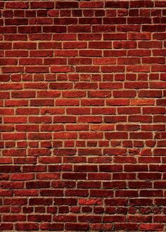 a red brick wall with no mortar or mortars