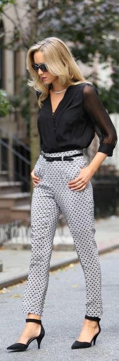 Lindo!! Chic Business Casual, Trendy Business Casual, Outfits 2016, Chique Outfits, Summer Work Outfits, Elegante Casual