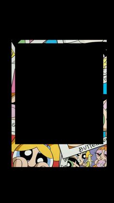 the powerpuff girls collage frame