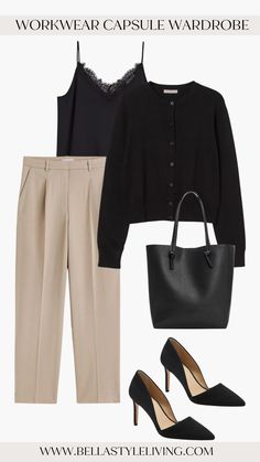 Business Casual Capsule Wardrobe, Business Casual Capsule, Casual Capsule Wardrobe, Mode Tips, Capsule Wardrobe Work, Workwear Essentials, Corporate Outfits, Business Casual Outfits For Work, Stylish Work Outfits