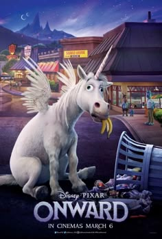 the movie poster for disney pixar's unicorns, starring in spanish and english