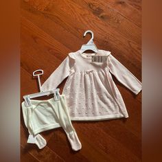 Brand New. Baby Sweater Dress With Tights. Sweater Dress With Tights, Baby Sweater Dress, Dress With Tights, Baby Sweater, Baby Sweaters, New Baby, Matching Sets, Sweater Dress, Tights