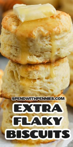 stack of biscuits Honey Jam, Homemade Bread Recipes Easy