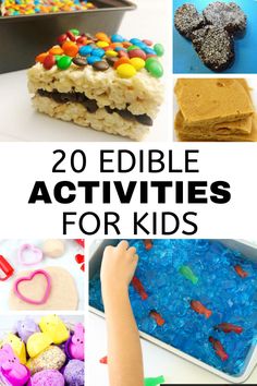 20 edible activities for kids that are fun and easy to do with their own hands