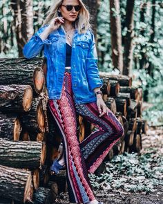 F-it-ASHION in Charlotte Festival Bell Bottoms from BOHOGINI Moda Z Lat 70., Winter Grunge, Women Hats Fashion, Casual Trends, Womens Fashion Edgy, Style Winter, Classic Style Women, Boots Women Fashion