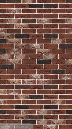 a brick wall that is made out of red bricks