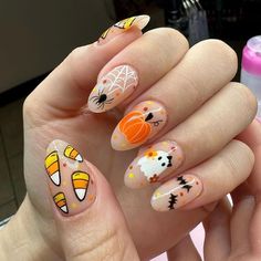 Nail Art French, Nail Art Halloween, Halloween Nails Easy, Cute Nails For Fall, Nagel Tips, French Nail Art, Short Nails Art