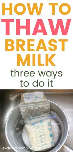 how to breast milk three ways to do it - click the image above for more info